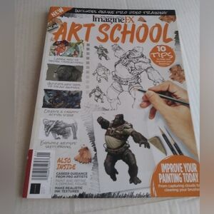 ImagineFX No. 1 For Digital Artists - Art School ( 10 Drawing Tips ) Magazine